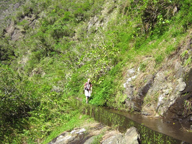Certains ouvrages bétonnés peuvent être glissants