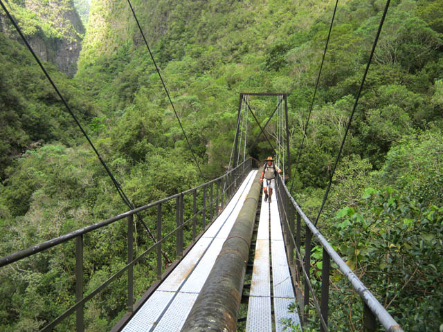 La plus longue passerelle avec vue sur la Cascade Jean Dugain