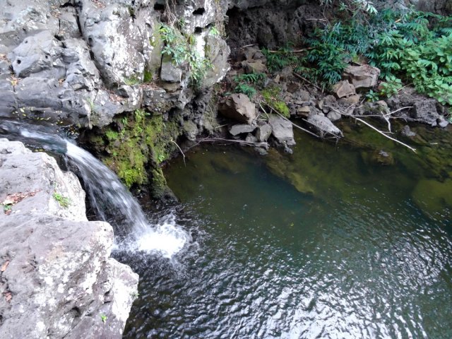 Court détour pour s'approcher de la petite cascade