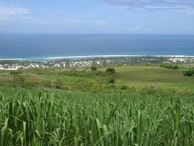 Le lagon de la Saline les Bains vu du Chemin Bruniquel