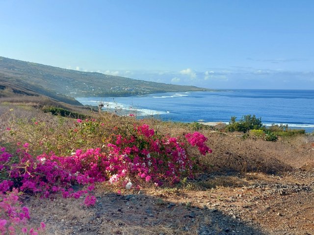 Le regard porte jusqu'à la Pointe au Sel