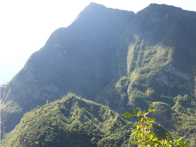 Le Grand Piton et les dernières pointes du Bayonne vers le Dimitile