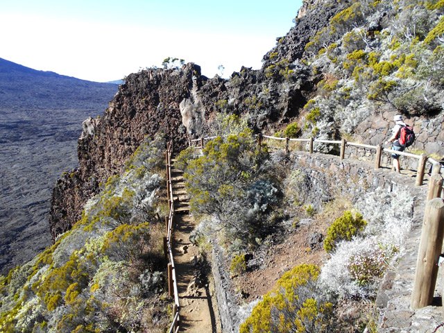 Début de la descente à partir de la grille