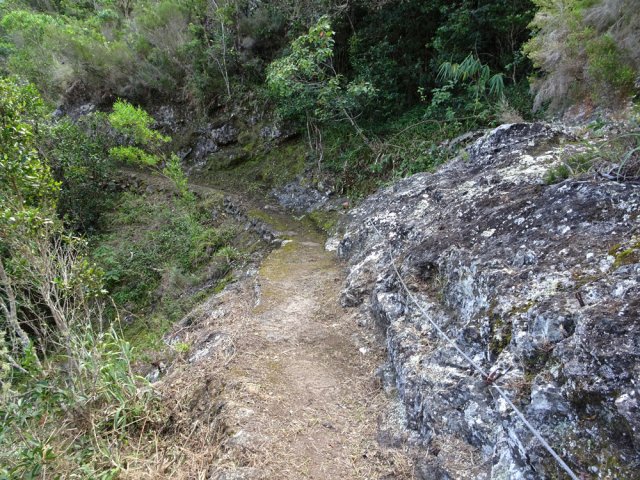 Le Sentier Augustave est très plat dans sa première moitié