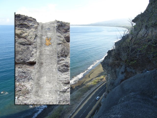 Vue depuis le haut de la cascade du "Gouzou"