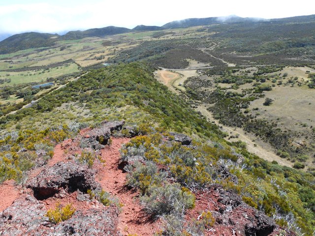 Point de vue depuis le Nez de Bœuf entre deux attaques de brouillard