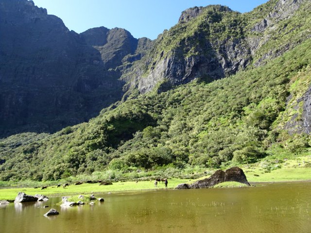 On fait facilement le tour de la mare