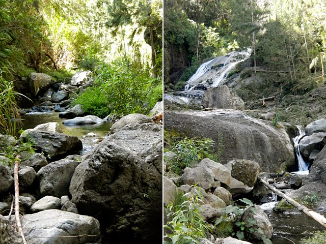 La rivière en aval de la grande cascade