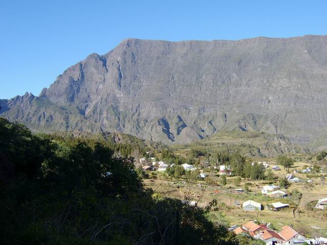 On voit encore la Nouvelle depuis la forêt de cryptomerias