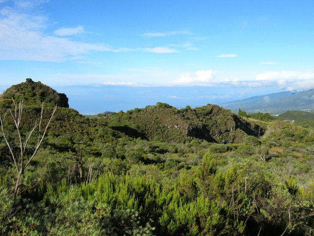 Les Trous Blancs depuis le sentier