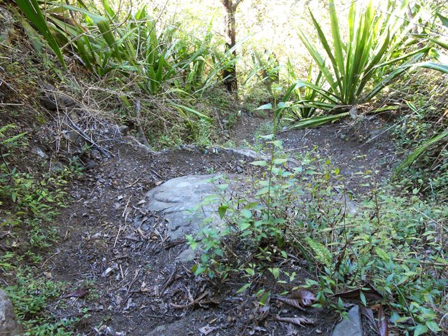 Lacets glissants pour faciliter la montée très raide