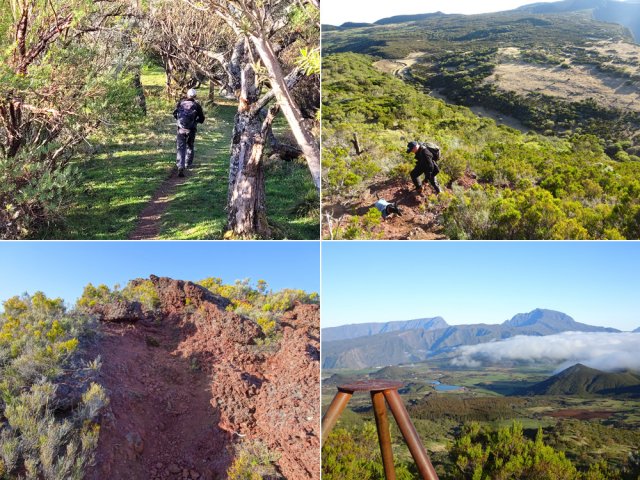 Divers aspects de la montée au Nez de Bœuf