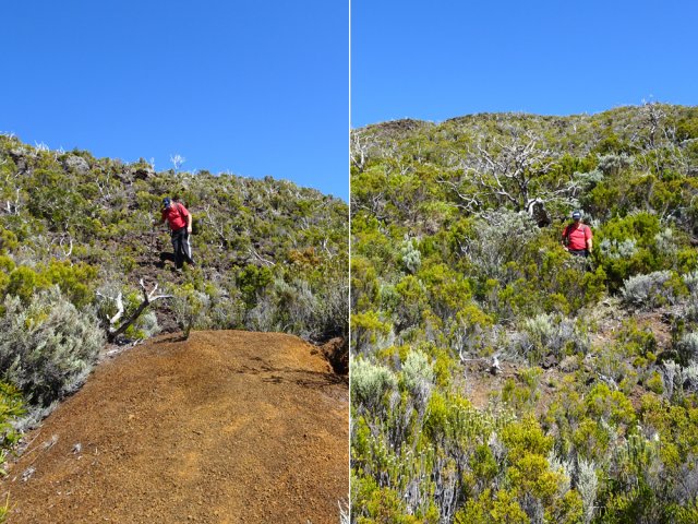 La descente est plus sportive que la montée mais sans danger