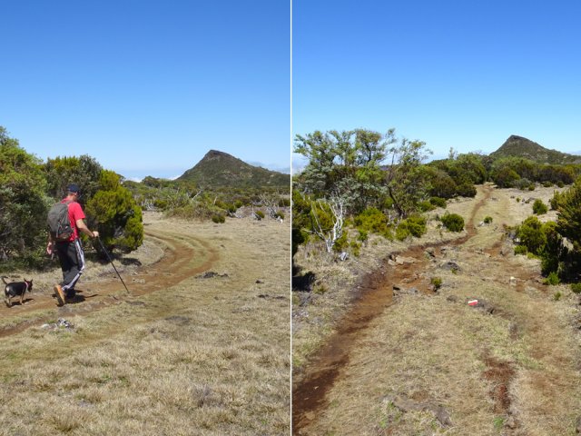 La fin est une vraie balade le long du rempart dans une herbe rase