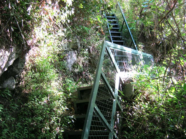 Les échelles verticales sont encore en très bon état