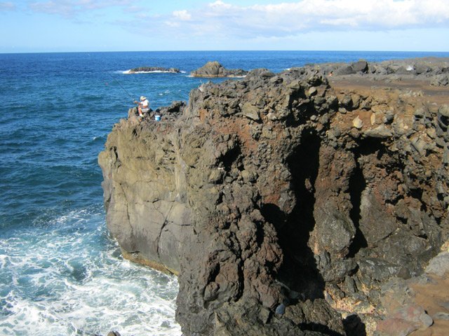 Endroit idéal pour prendre du poisson de roches