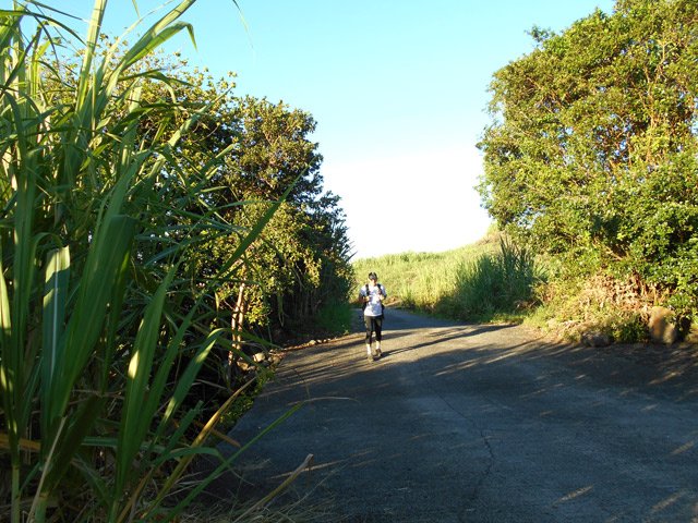 Passage d'un radier de la Ravine d'Arzule