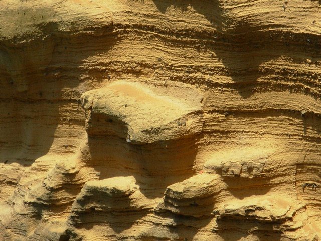 Détail des couches de terre