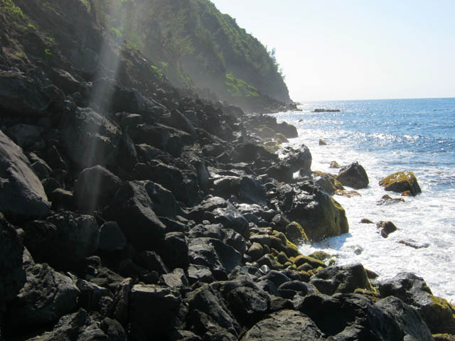 Circuit 2 : Deux kilomètres de gros cailloux mouillés : danger