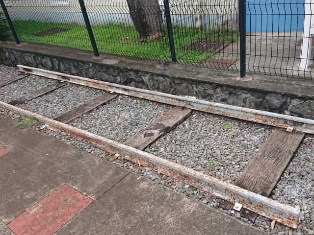 Ancien passage de la voie ferrée