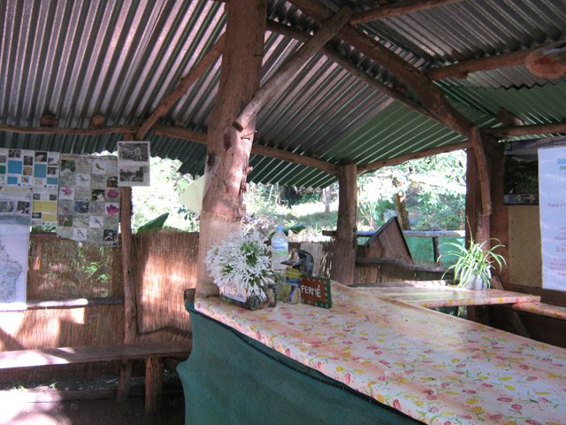 Petite halte dans la montée du Taïbit avant de tourner vers Cap Bouteille