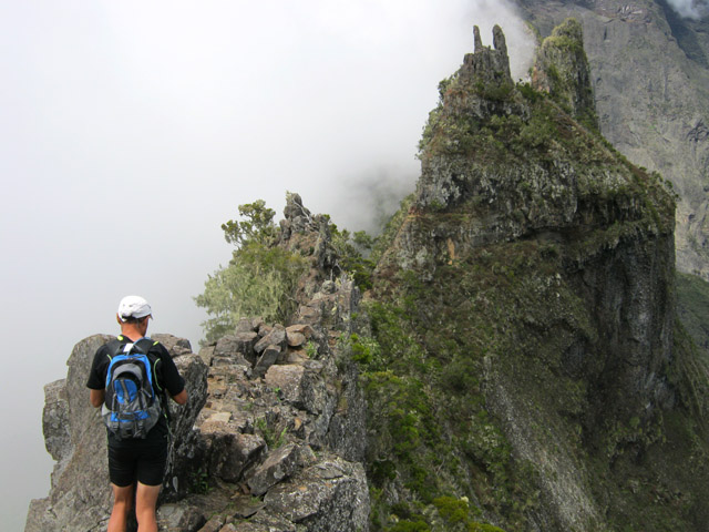 La fin de la randonnée, après ce dernier tas de rochers