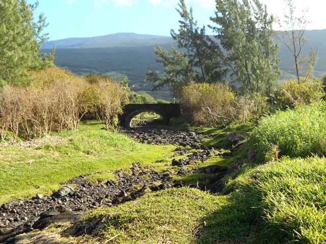 Le pont sur la Ravine Pérote, point de retour vers la Cap Méchant
