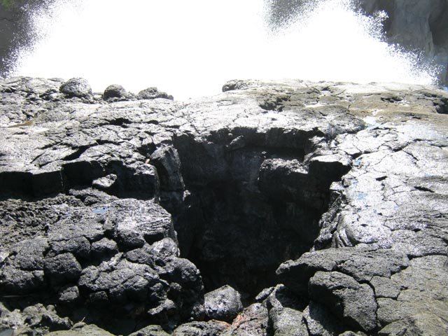 Le souffleur, actif principalement par fortes vagues