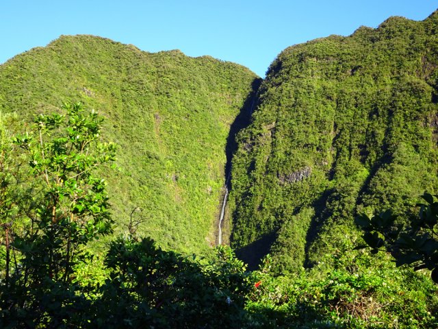 A mi-parcours, la cascade grandit déjà à vue d'œil