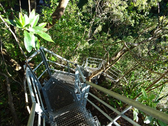 Une bonne idée de la pente des nouvelles installations