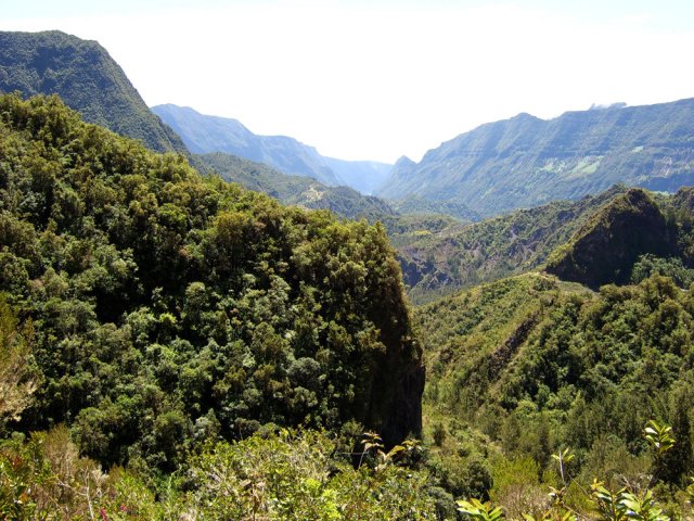 On s'approche de Trou Blanc qu'on devine au loin