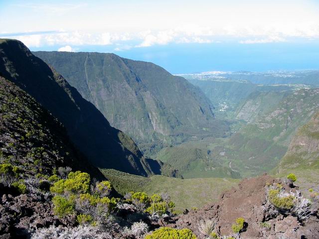 On devine l'ensemble du parcours effectué depuis Grand galet