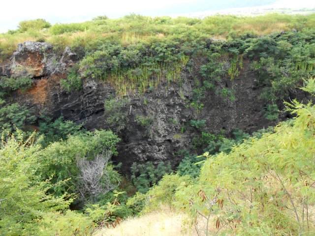 Vallée profonde pour une ravine de moins d'un kilomètre