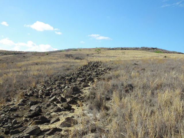 Le sentier n'a rien à envier à la montée au Grand Bénare !