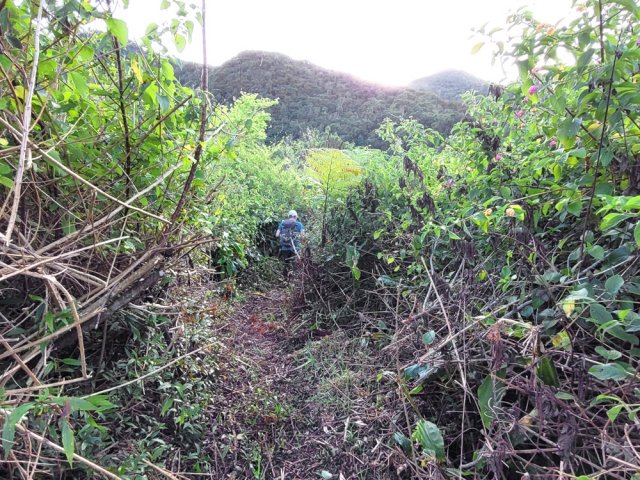 La portion de 150 m la plus délicate dans les galaberts et longoses