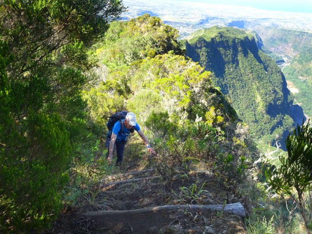 Le vide n'est jamais loin mais bien caché par les branches