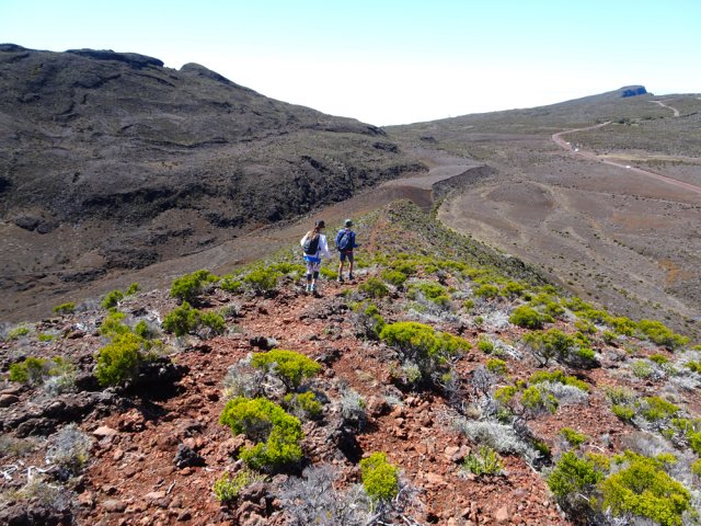Descente vers le Col Lacroix