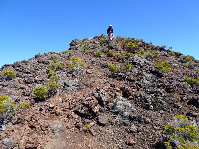 Là également, la descente peut être glissante