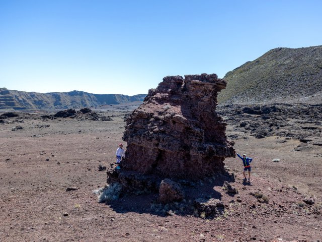 Un des nombreux Gendarmes lors du retour au véhicule