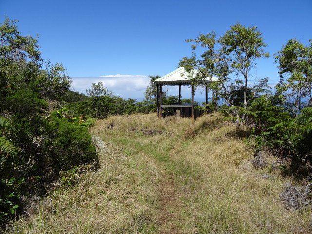 Le kiosque dans la remontée de la Pente Tunnel
