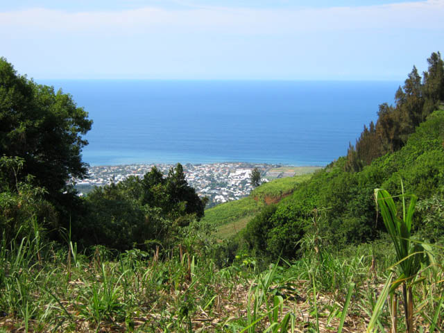 Vue sur Saint-Joseph depuis le sentier du Château d'eau