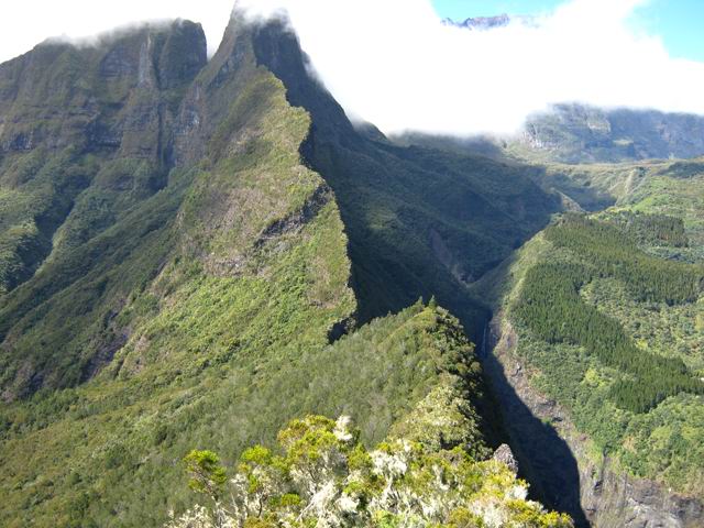 Le Morne de Fourche vu lors de la montée