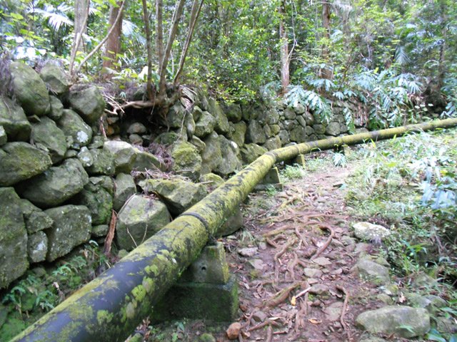 Le tuyau est également présent lors de la remontée vers l'îlet