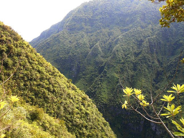 Le rempart en face est très découpé
