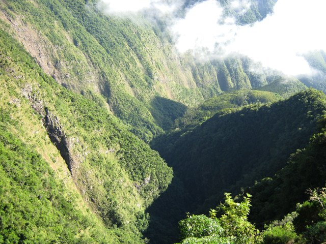La vallée du Bras Guillaume en fin de montée