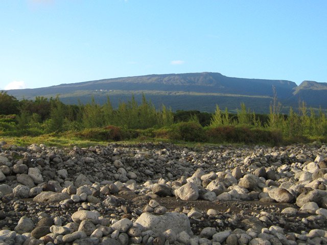 Point de vue sur les flancs de la Fournaise