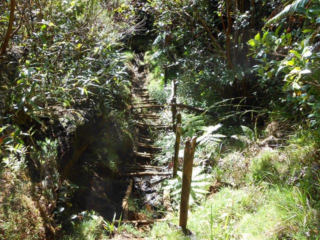 Passage délicat sur ce qui peut être pris pour une passerelle