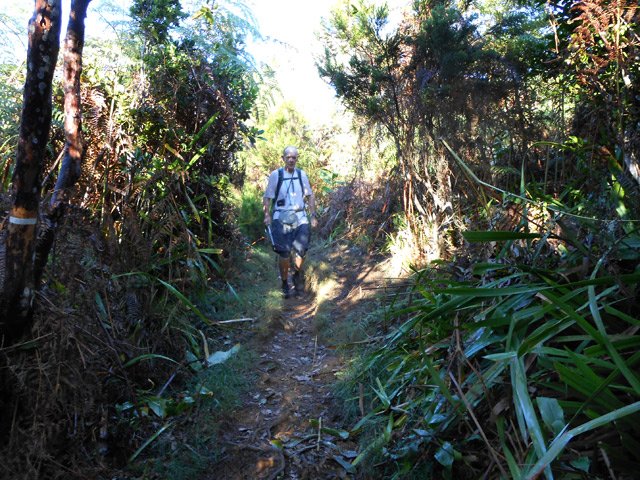 On se retrouve sur un sentier "normal' après la montée