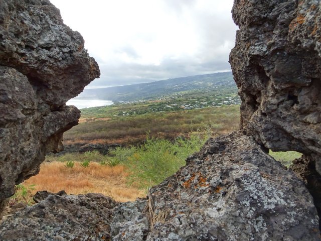 Point de vue sur Saint-Leu depuis le sommet