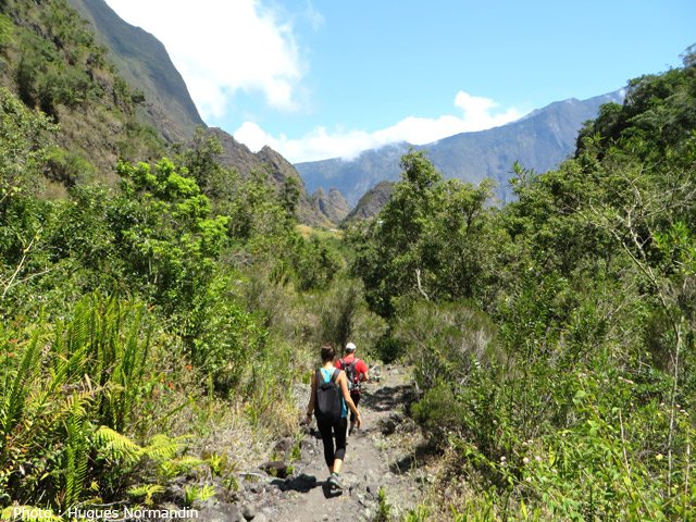 Fin de la descente du Gros Galet